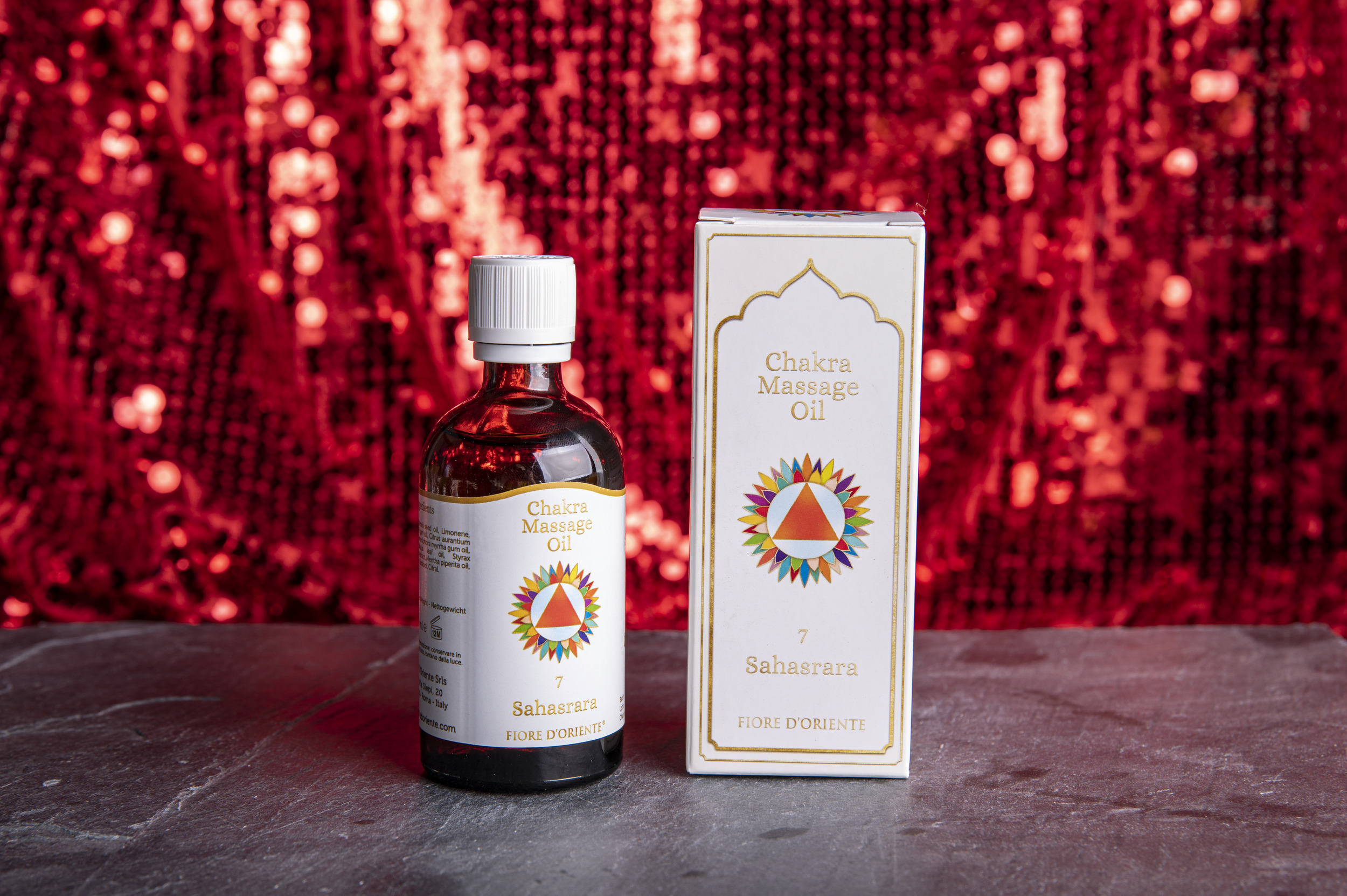 Kronen-Chakra Massage Öl