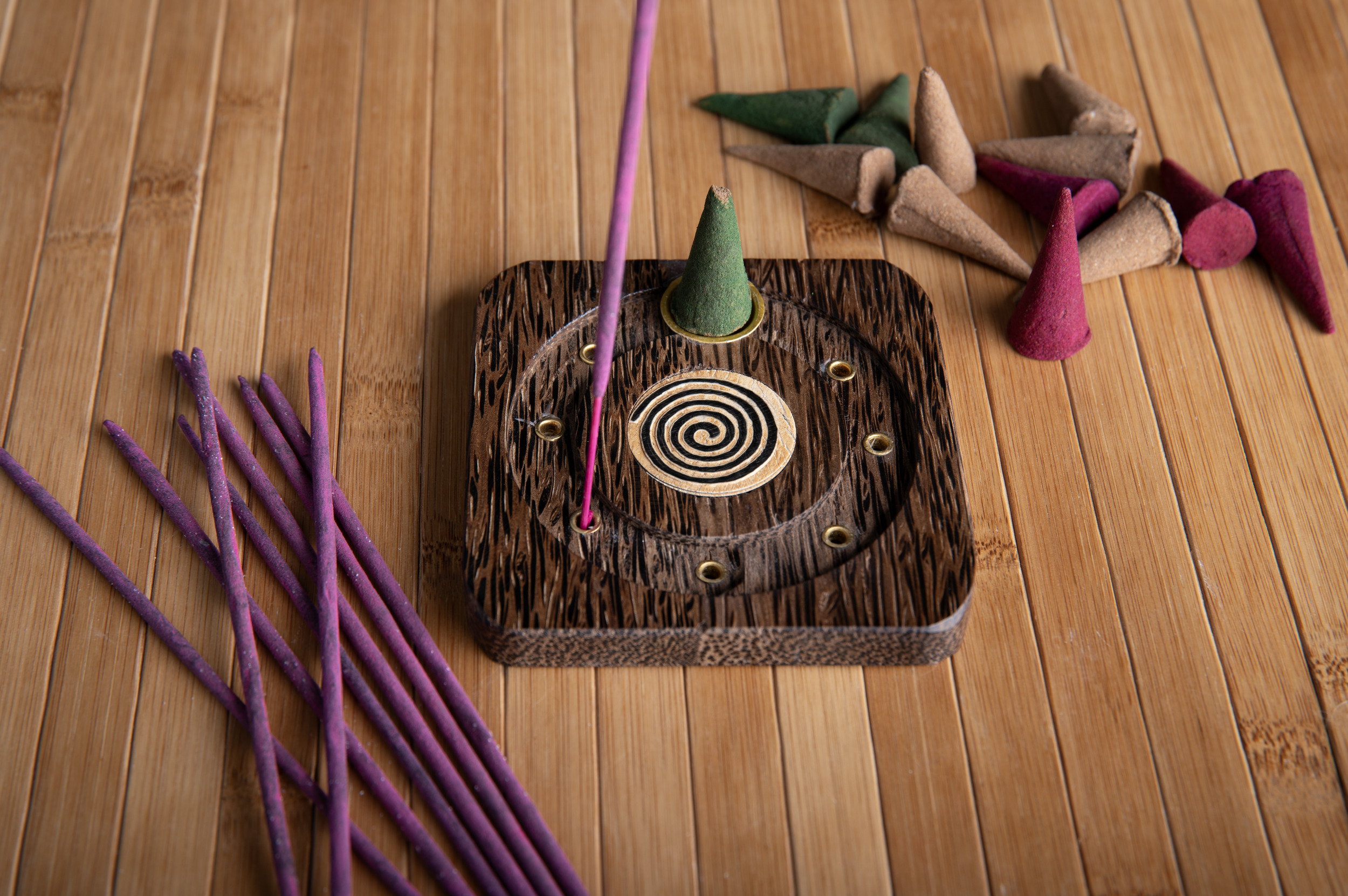 Spiralhalter Palmwood