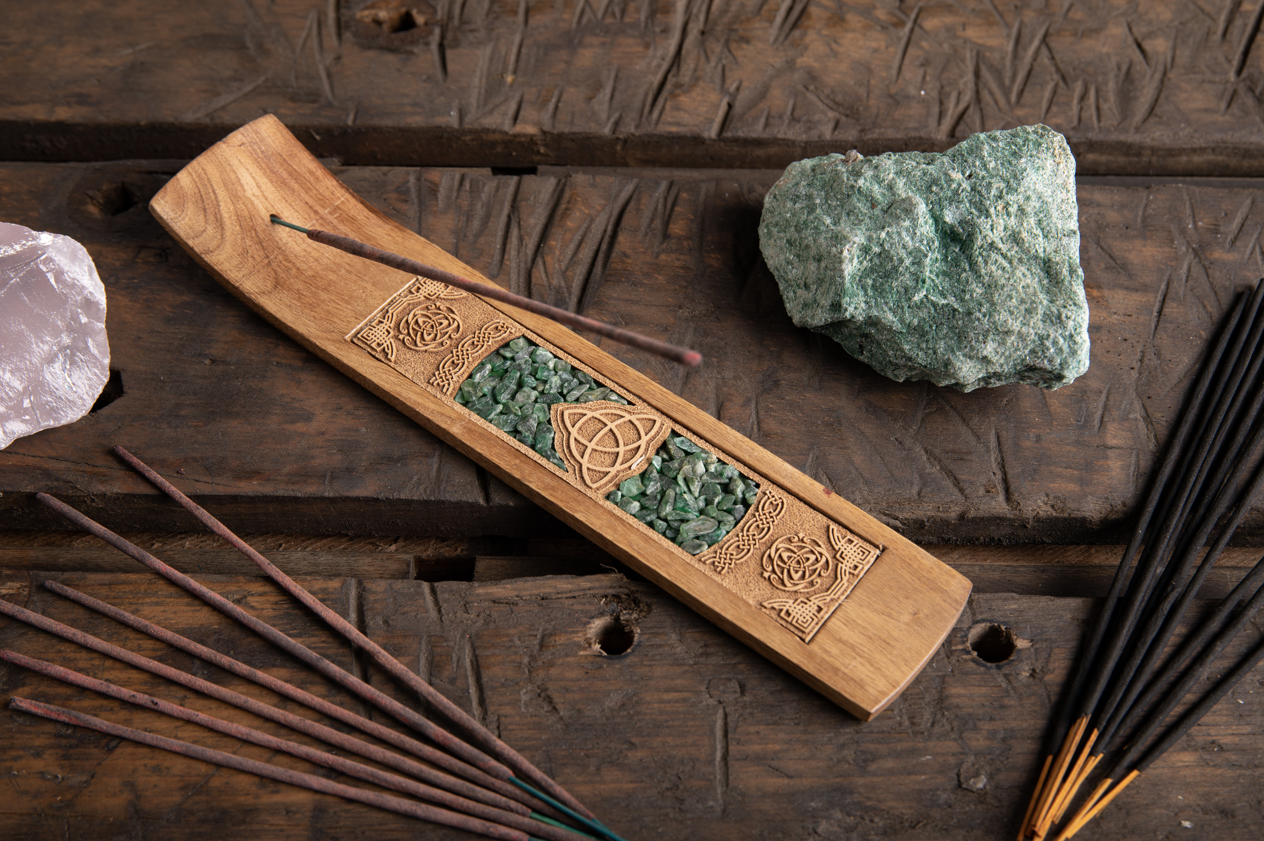 Keltischer Knoten mit Aventurin