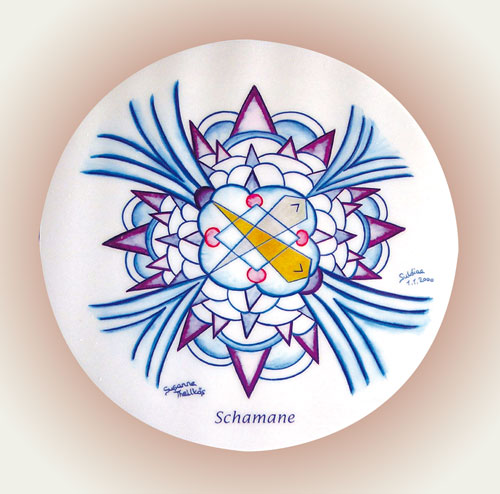 Schamane - Mandala 11,5 cm