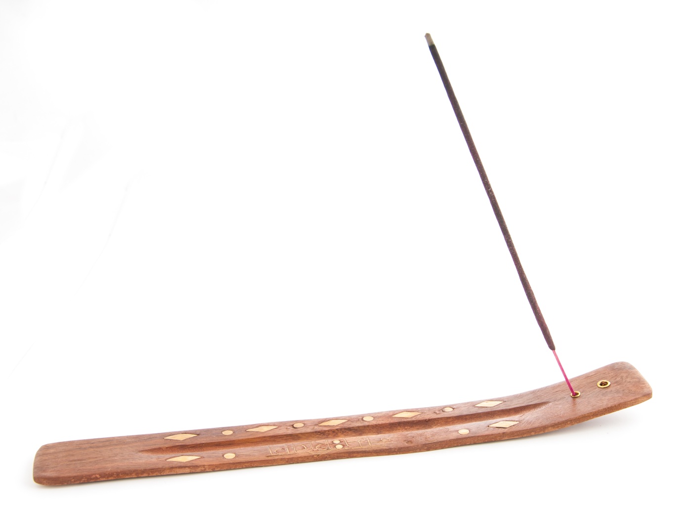 Holzhalter mit Mantra Om Namah Shivaya