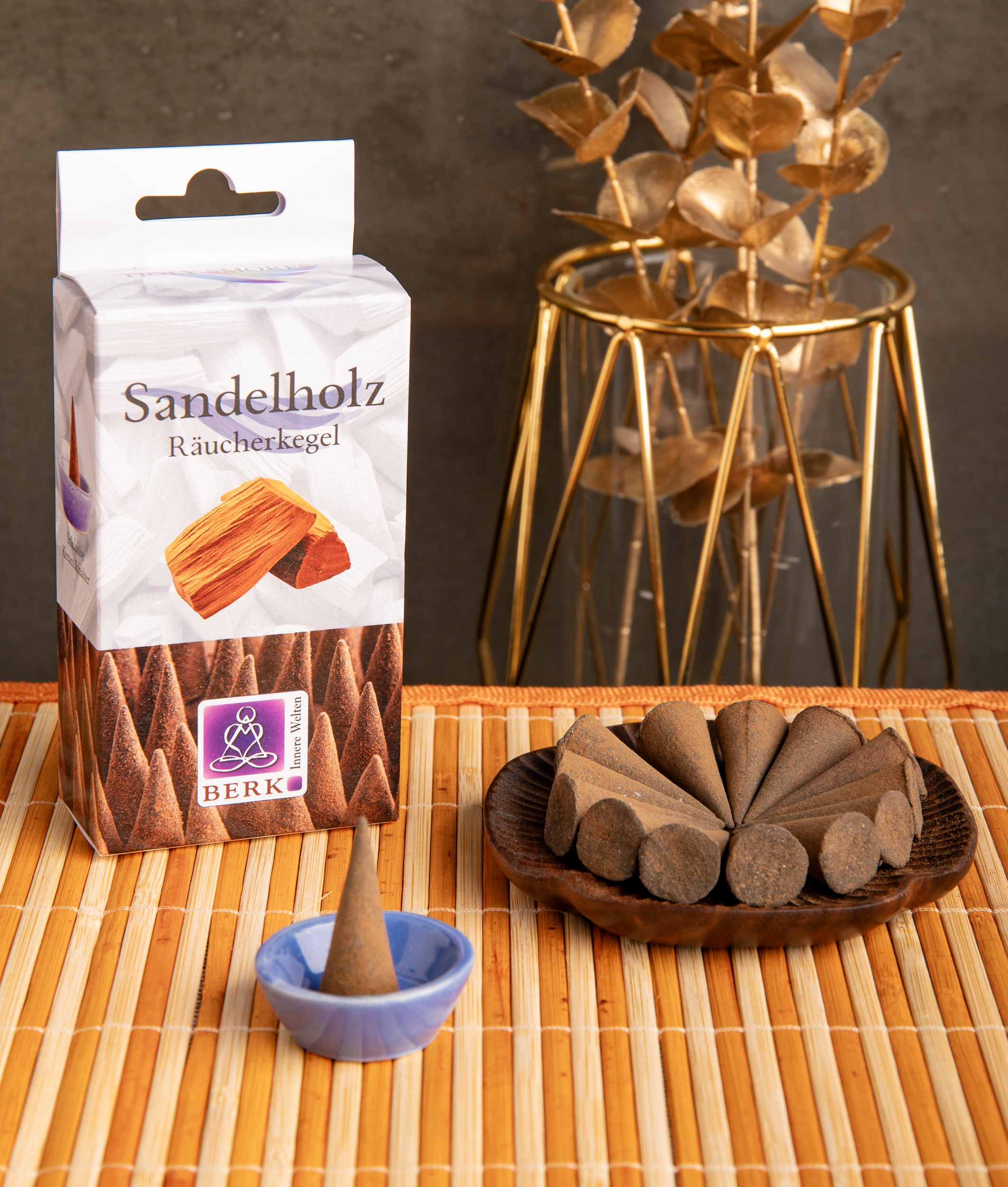 Räucherkegel Sandelholz