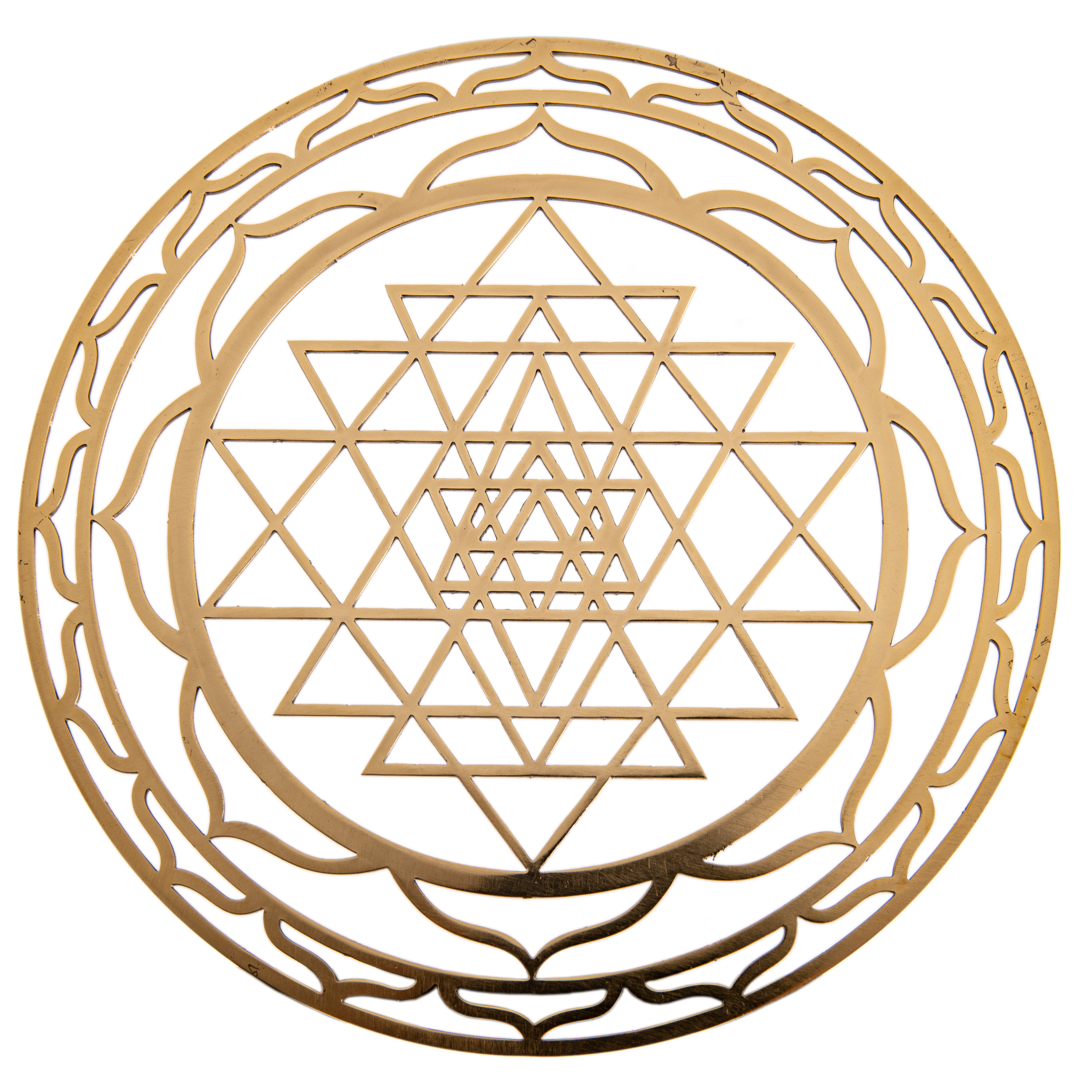 Shri Yantra aus Messing*Schnäppchen 2027**