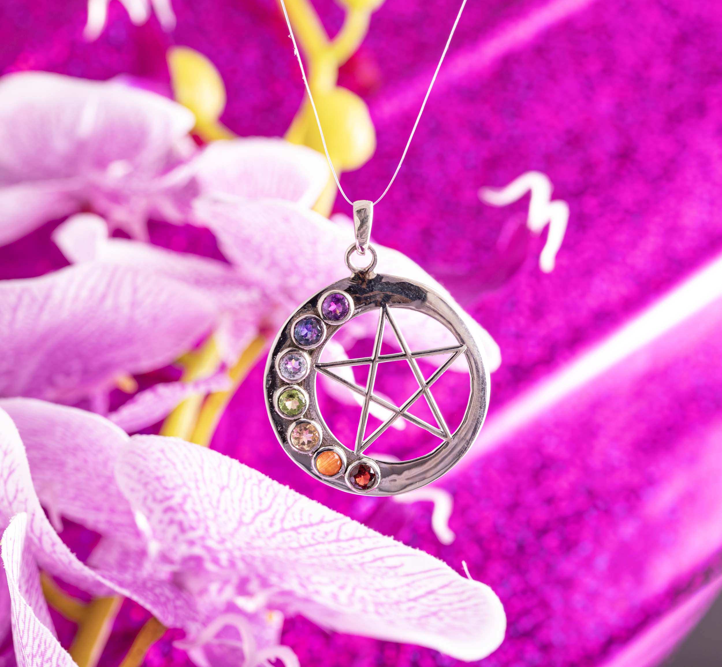 Pentagramm Chakrakreis
