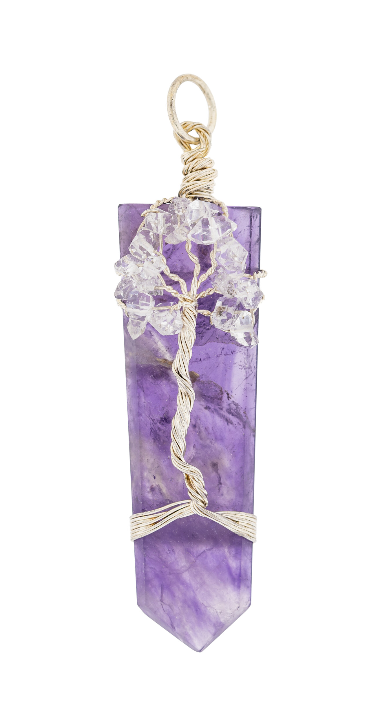 Amethyst Lebensbaum Anhänger