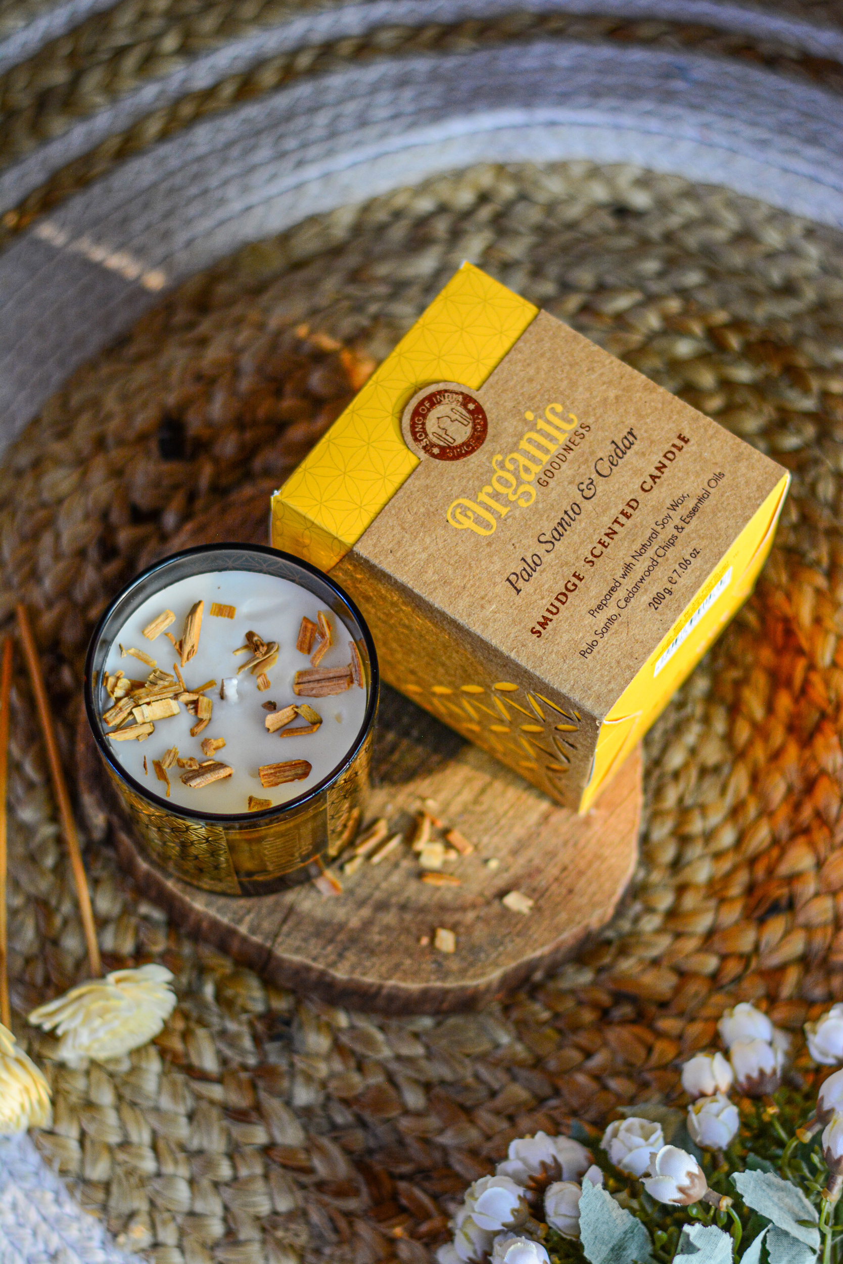 Organic Sojawachskerze