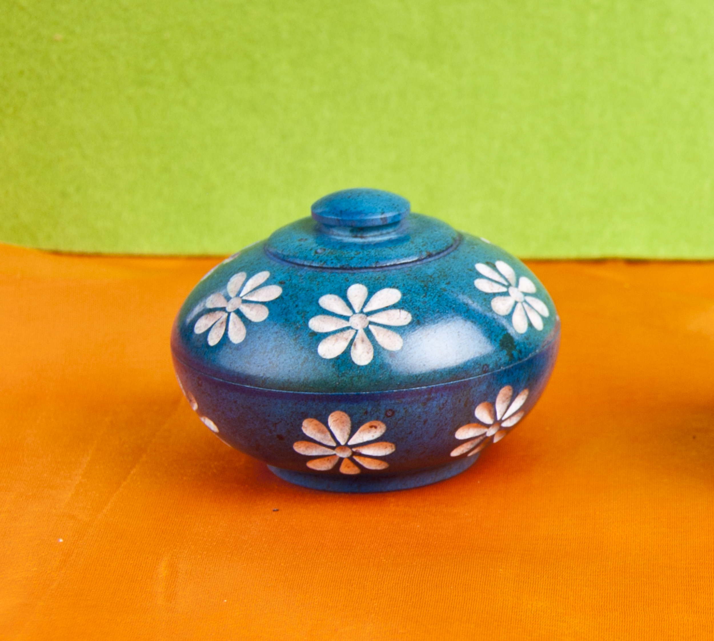 Blumendöschen, blau*Schnäppchen 2026**