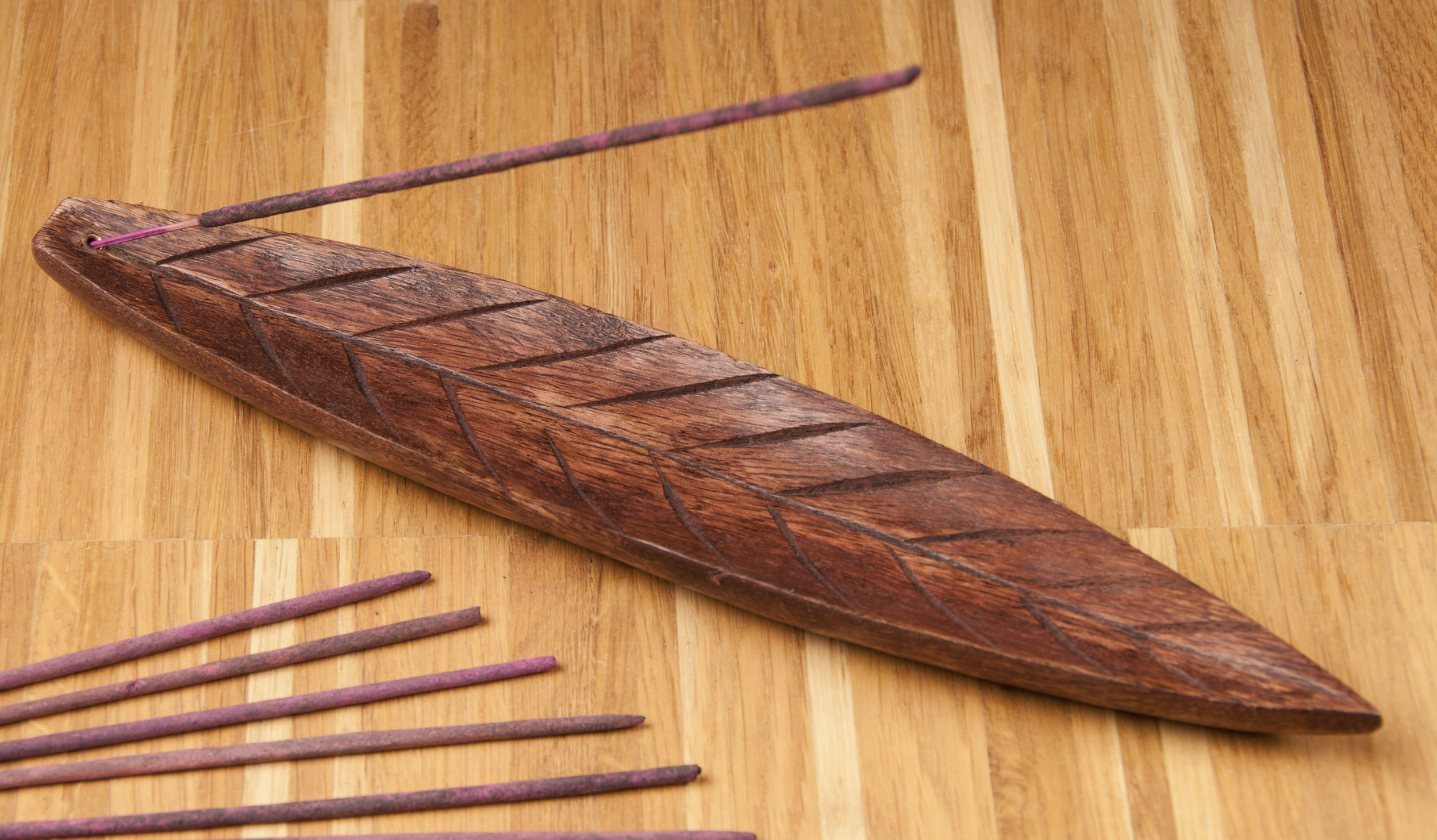 Holzhalter "brown Leaf"