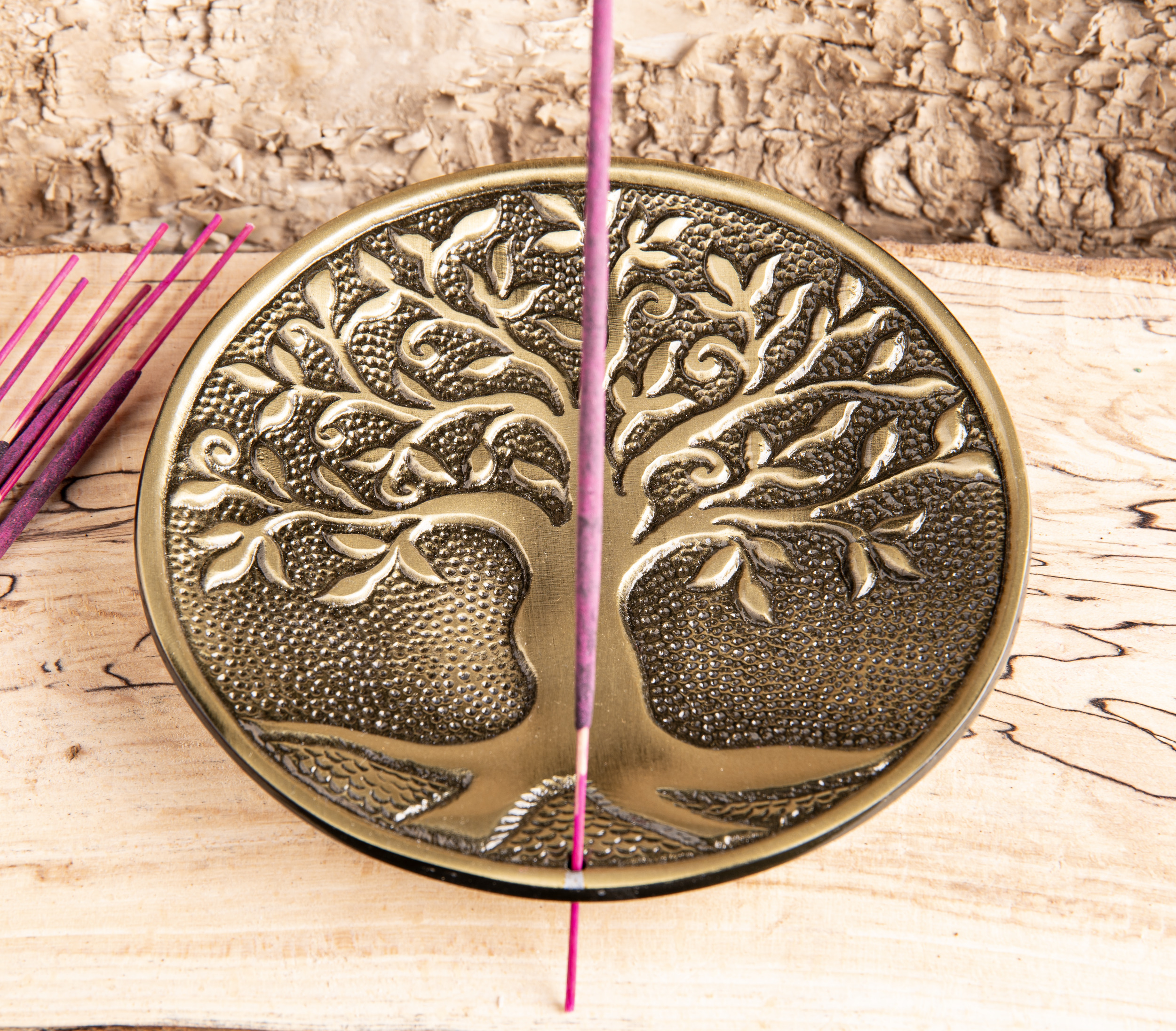 Baum des Lebens Halter Bronze