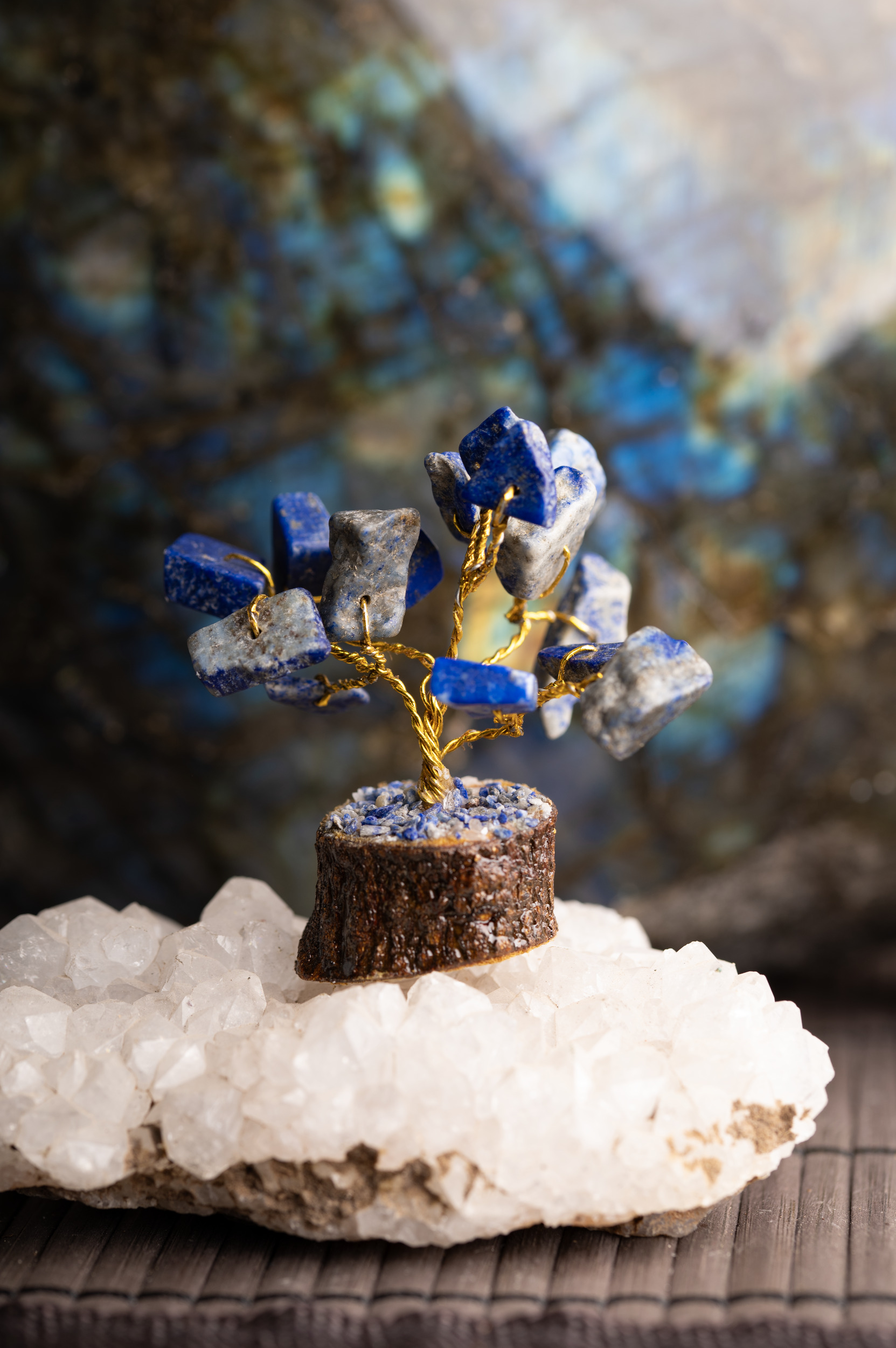 Kristallbäumchen Lapislazuli