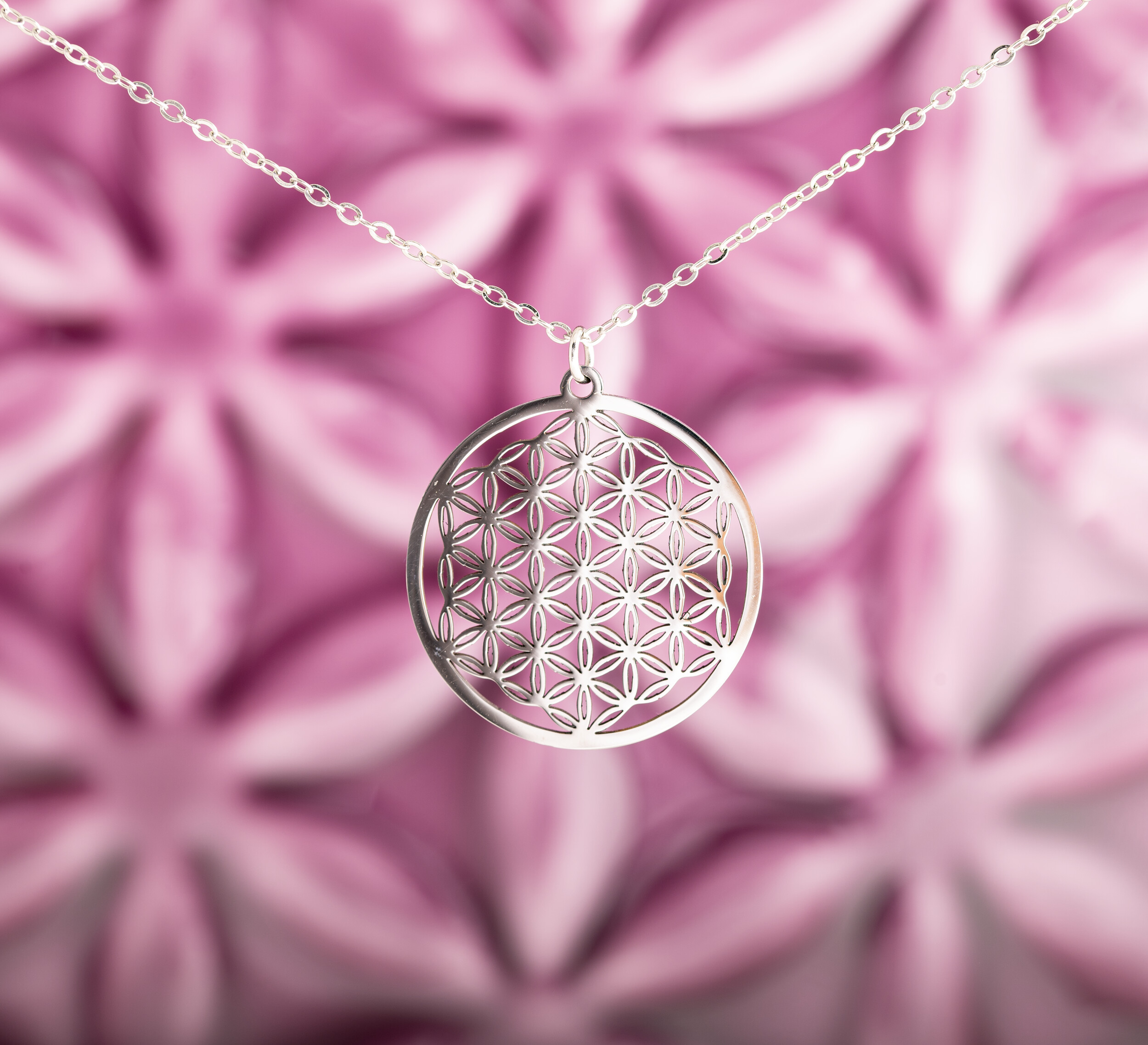 Blume des Lebens mit 45-50 cm Kette