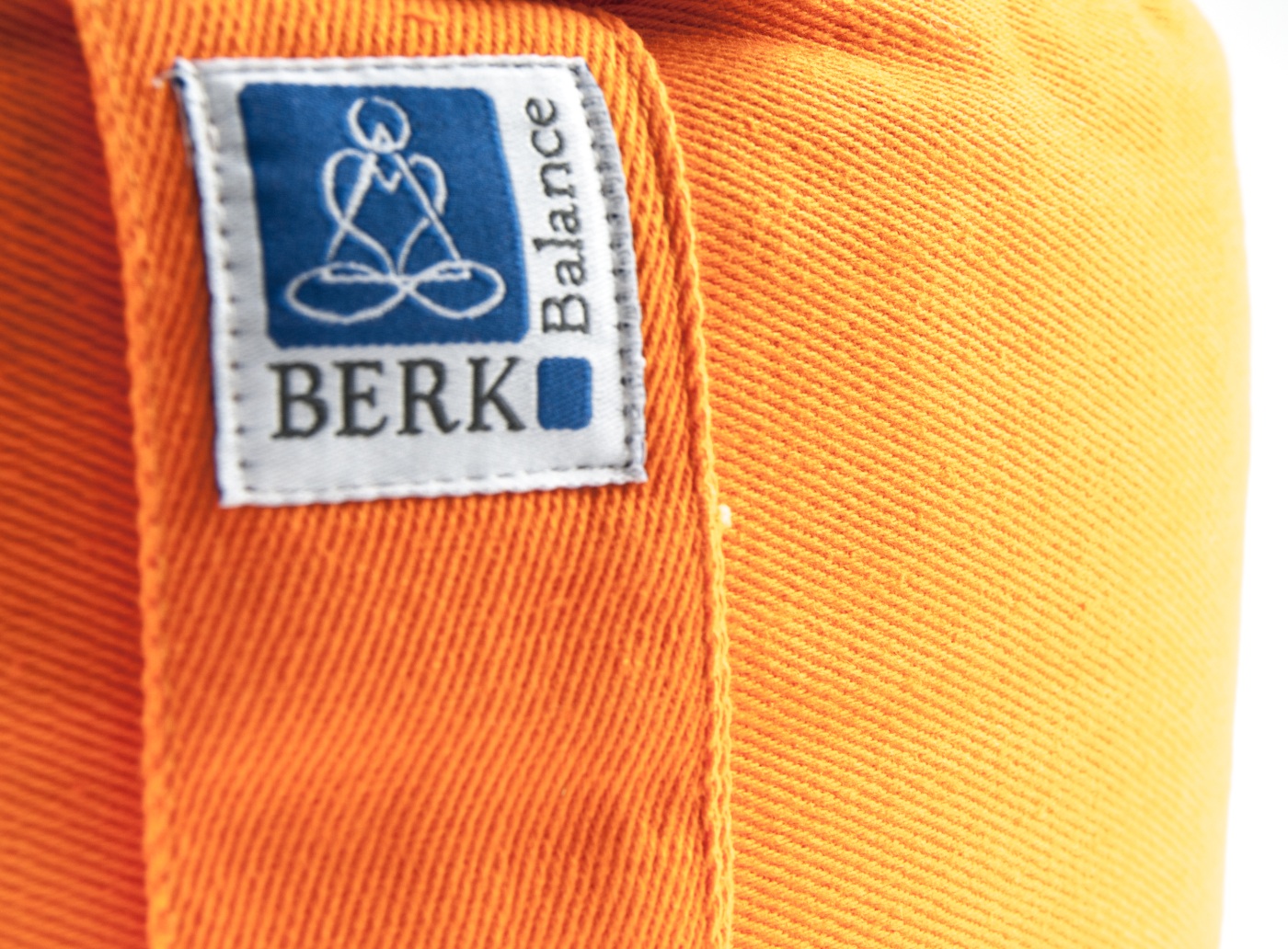 Blume des Lebens Meditationskissen orange
