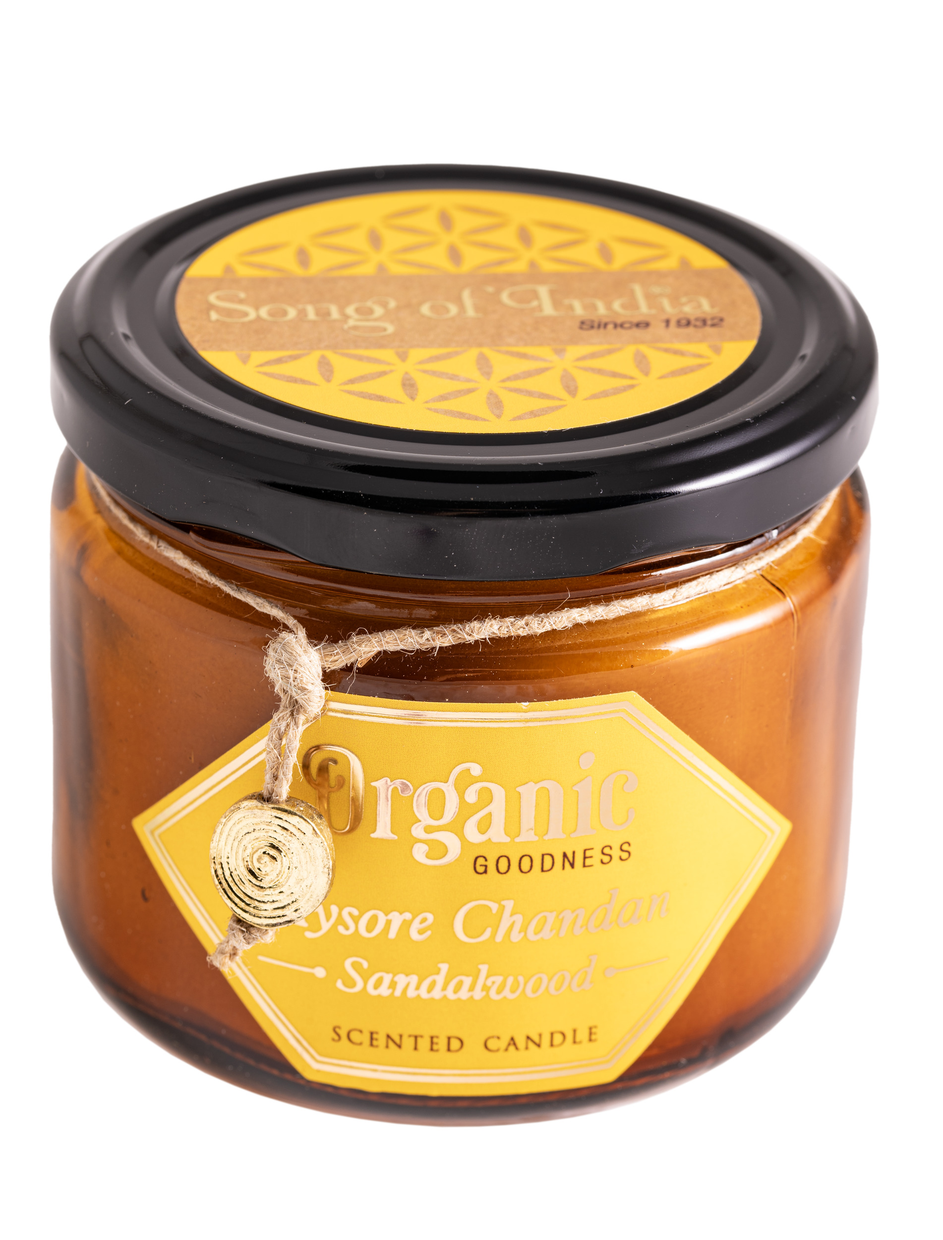 Organic Sojawachskerze mit Deckel