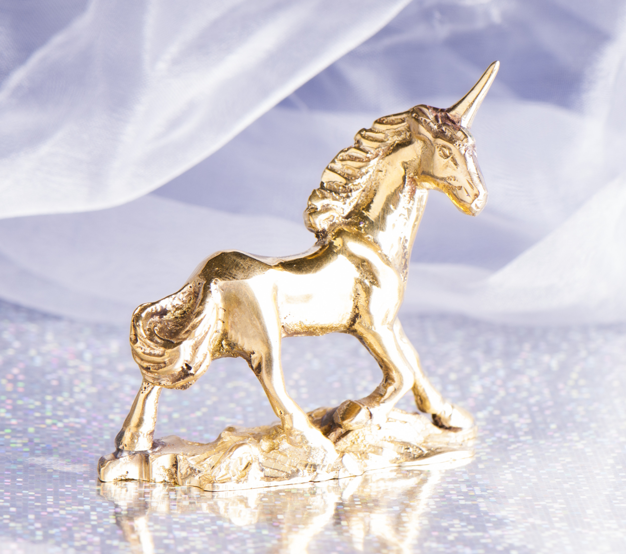 Einhorn, Messing