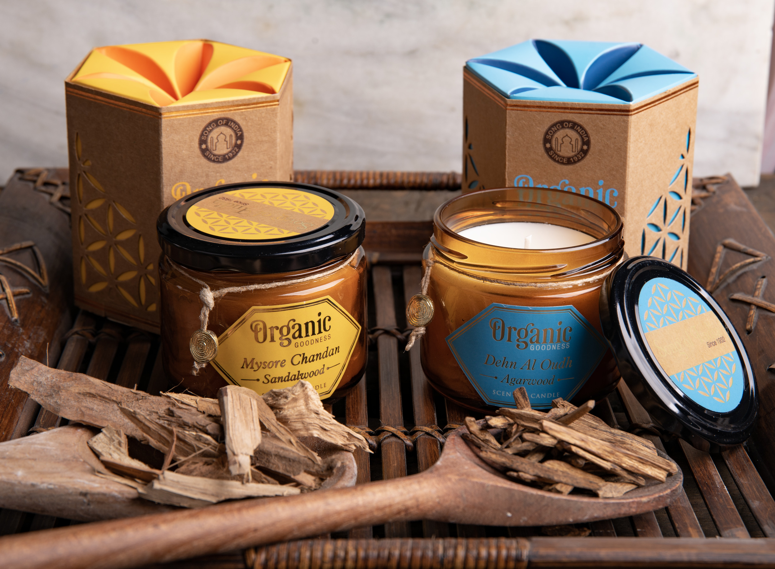 Organic Sojawachskerze mit Deckel
