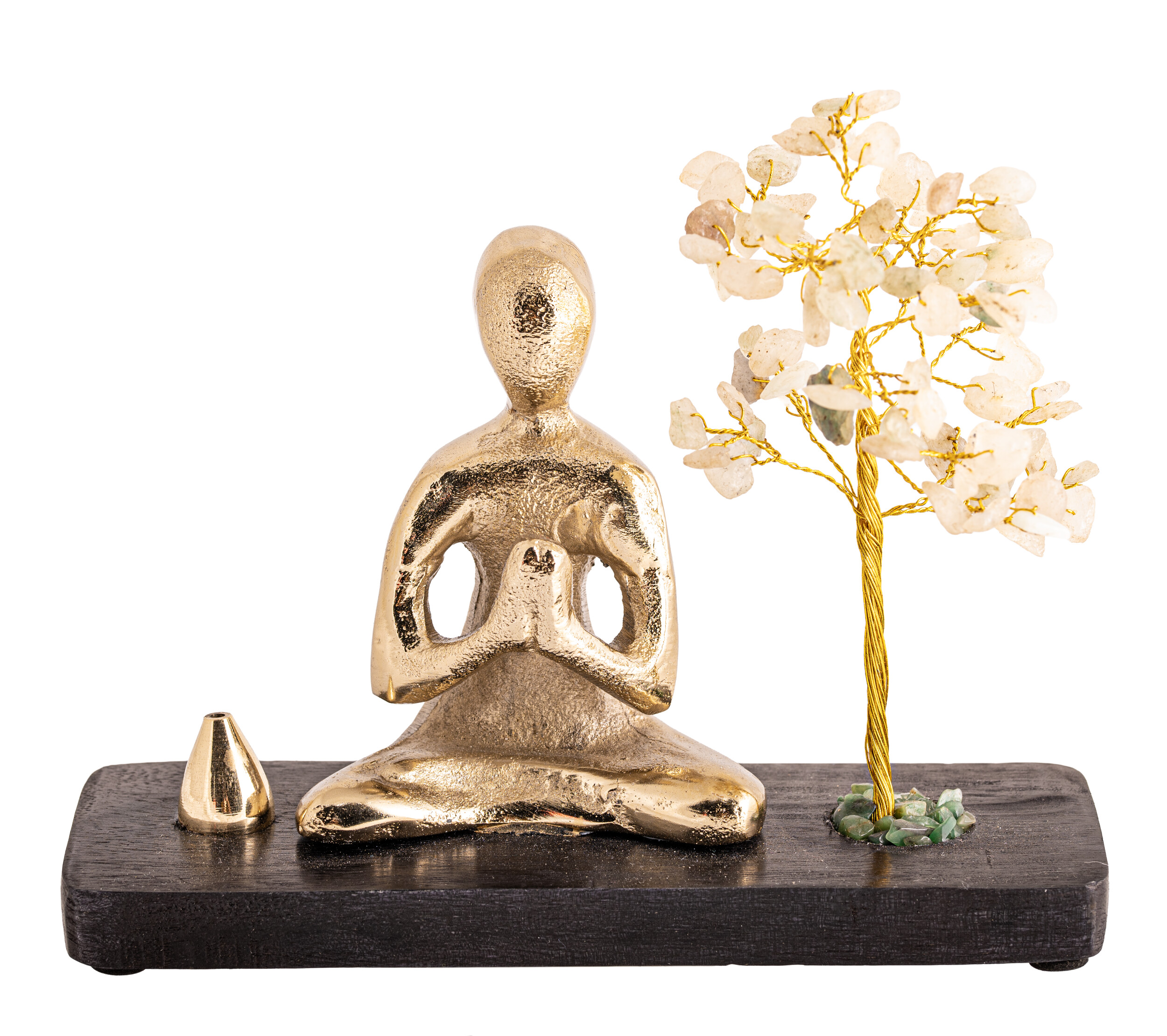 Meditationsaltar Buddha gold