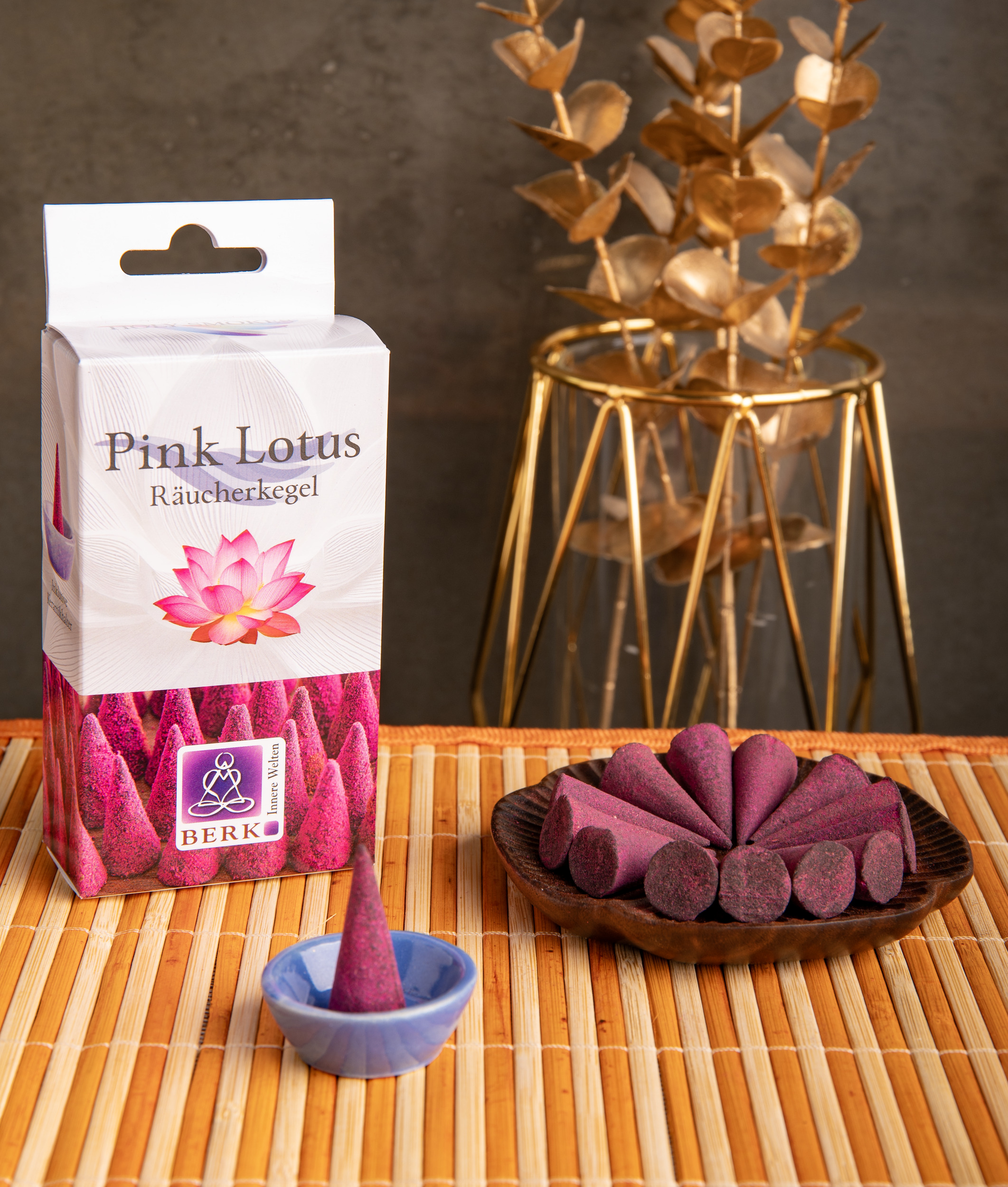 Räucherkegel Pink Lotus