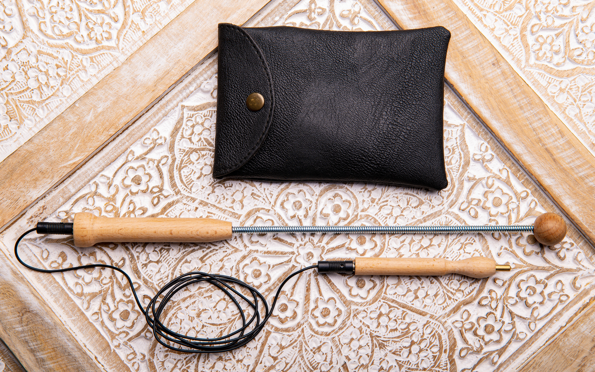 Reisetensor mit Taster in Etui