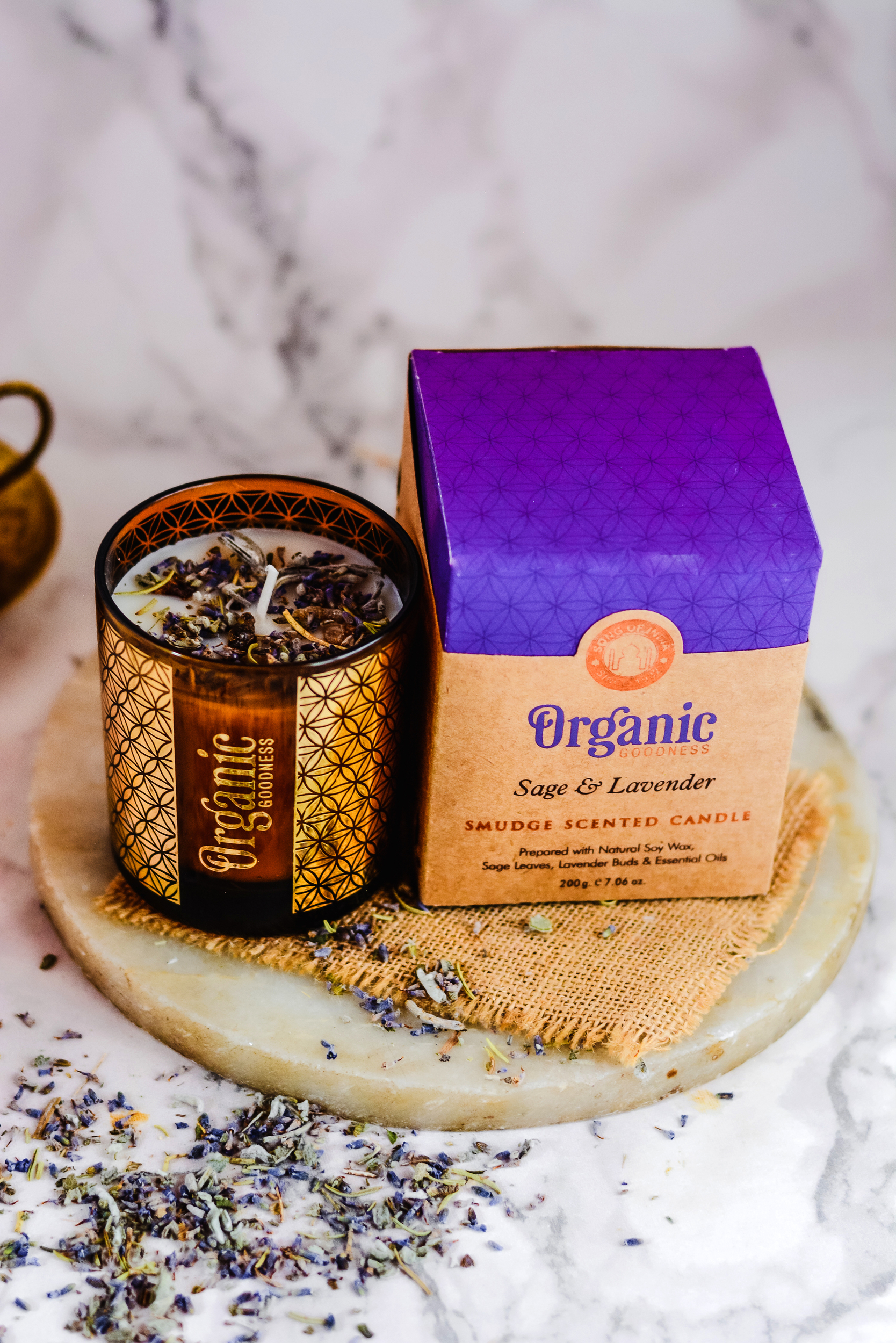 Organic Sojawachskerze