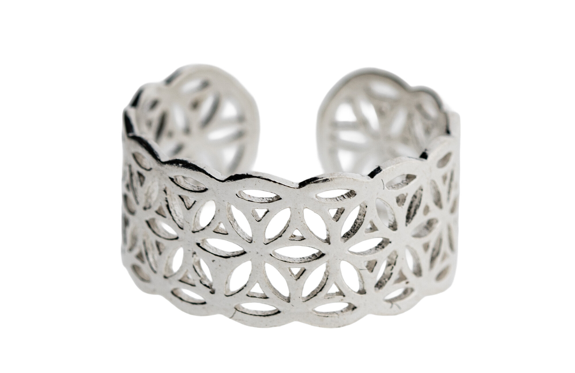 Blume des Lebens Ring, offen