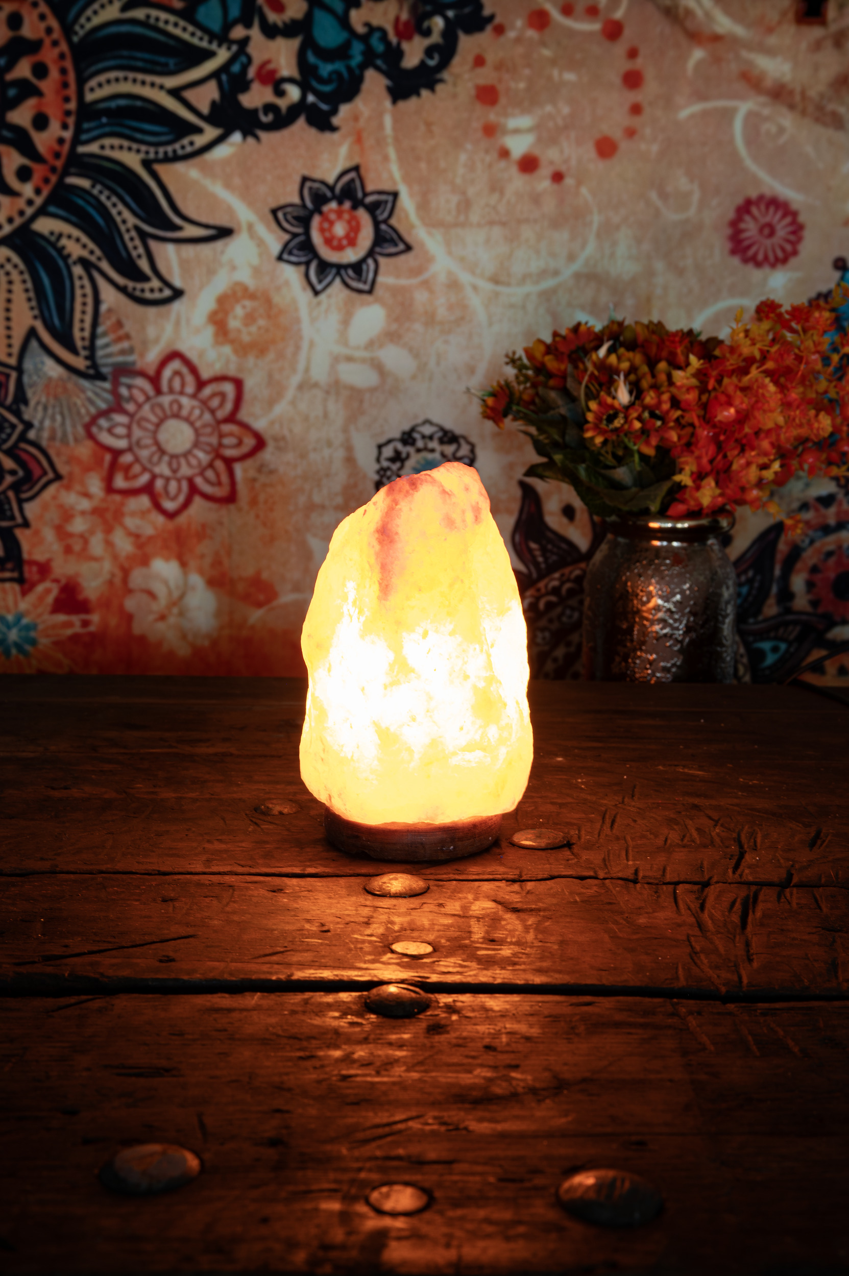 Salzkristall Lampe