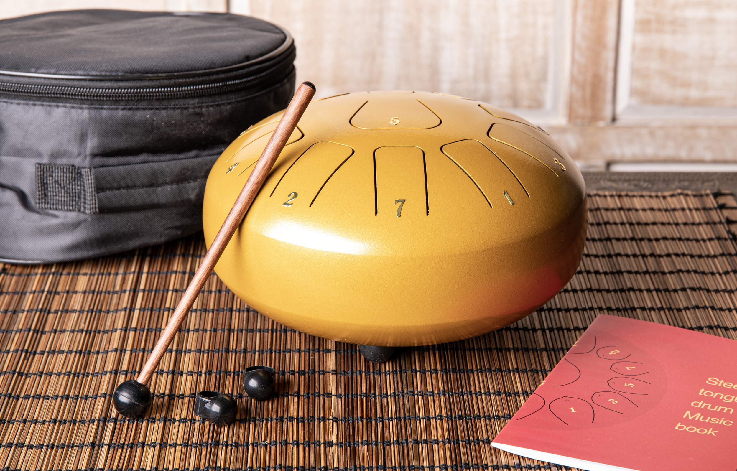 Steeldrum gold groß