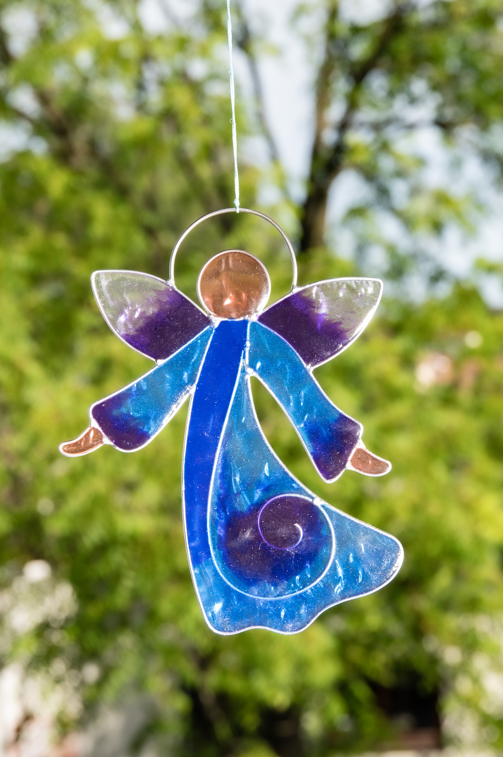 Engel blau/violett