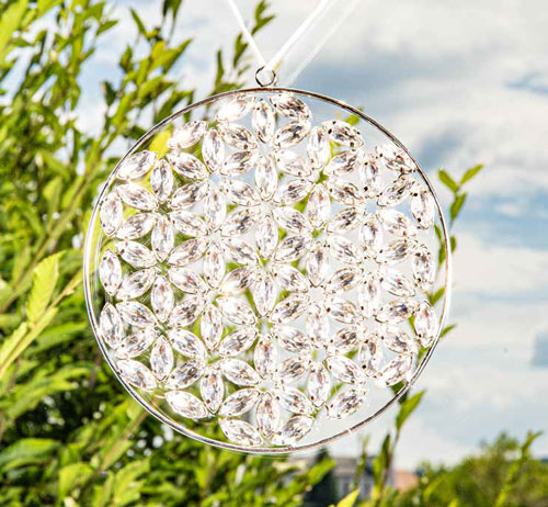 Glitzernde Kristallsymbole
