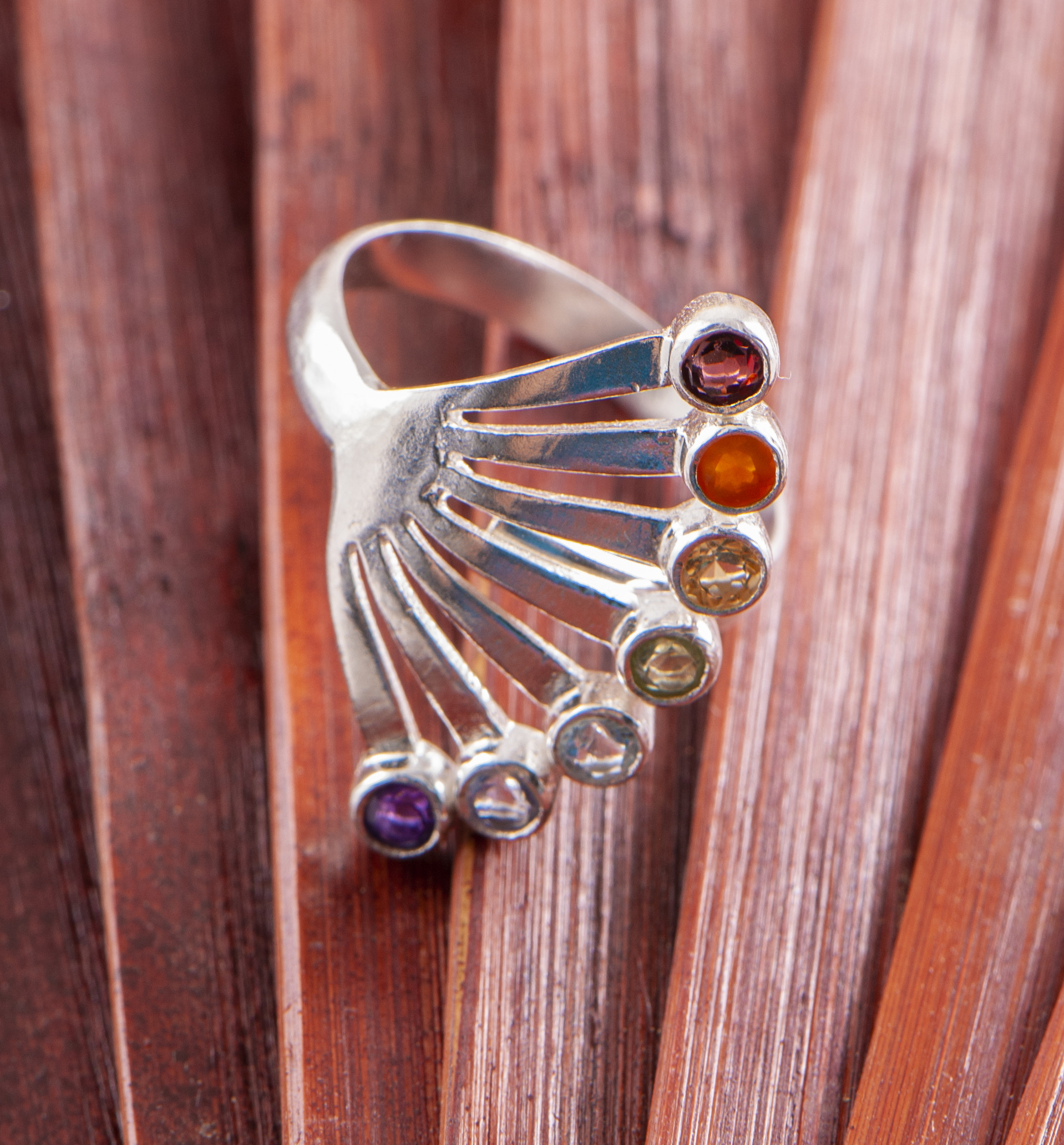 Chakra Fächer Ring**SALE**