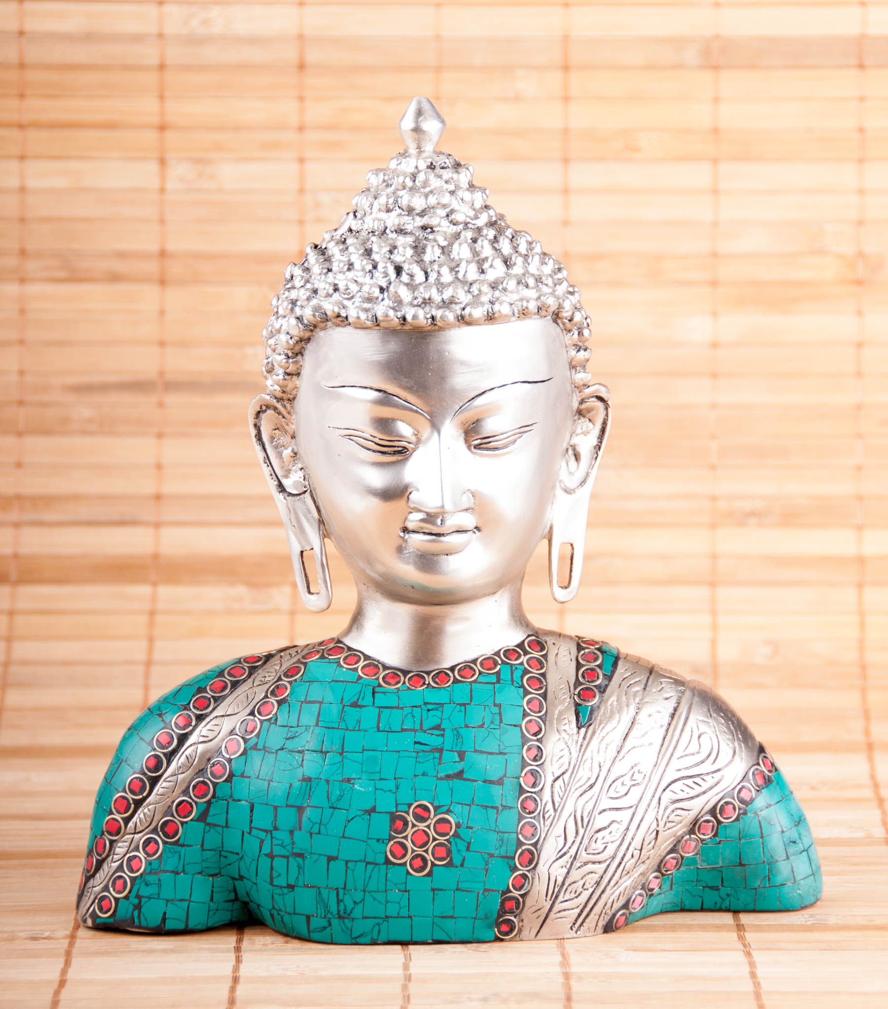 Buddha Büste aus Messing, **SALE**