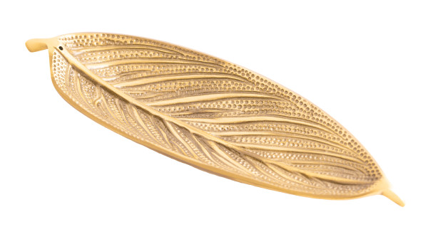 Stäbchenhalter Blatt, Bronze