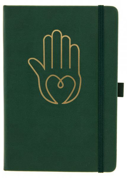 Yoga Schreibbuch grün