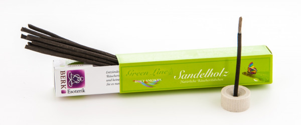 Sandelholz Räucherstäbchen - Green Line 10 g