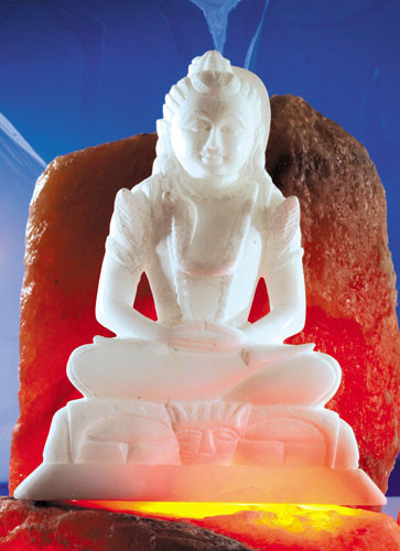 Alabaster-Shiva, 23 cm hoch