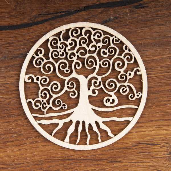 Yggdrasil aus Holz 8 cm