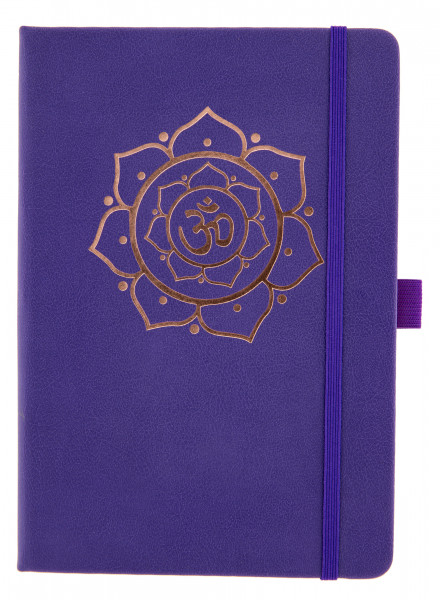 Yoga Schreibbuch lila