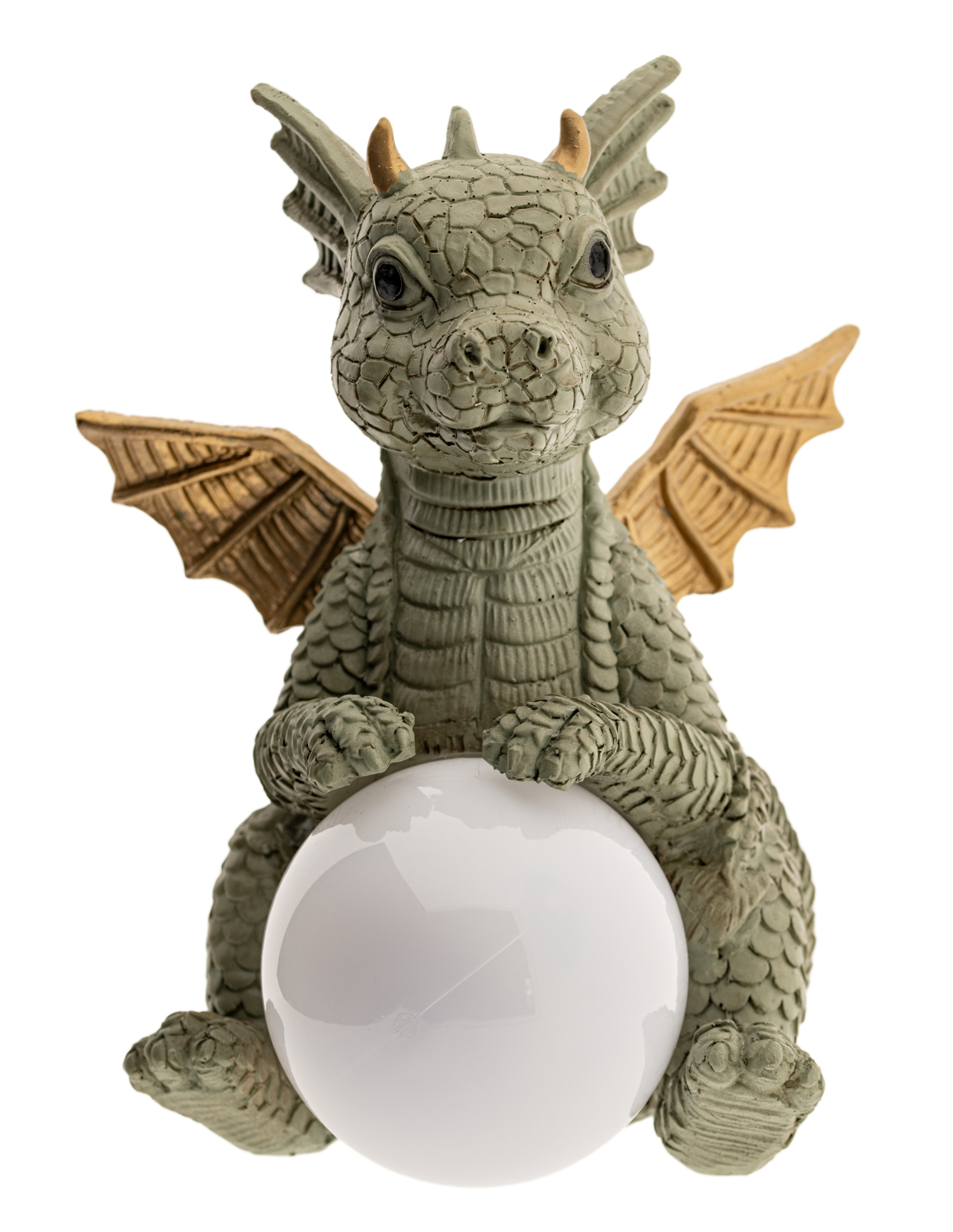 Baby Dragon Emu Solar Garden Statue — 20 cm Resin | Berk - Inner