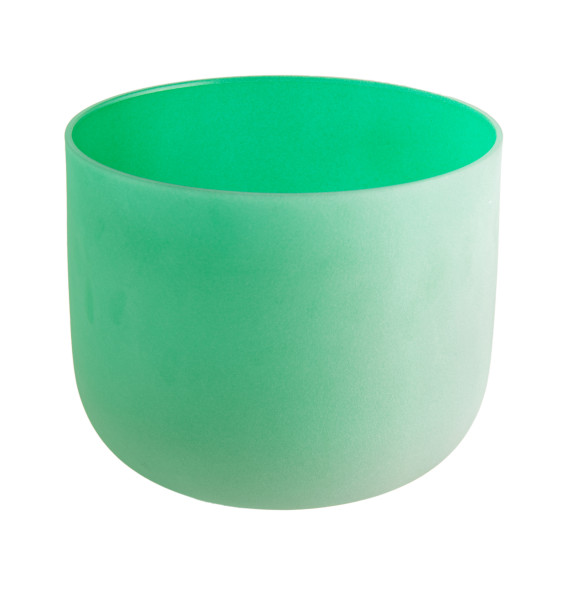 Kristallklangschale Herz Chakra 9"