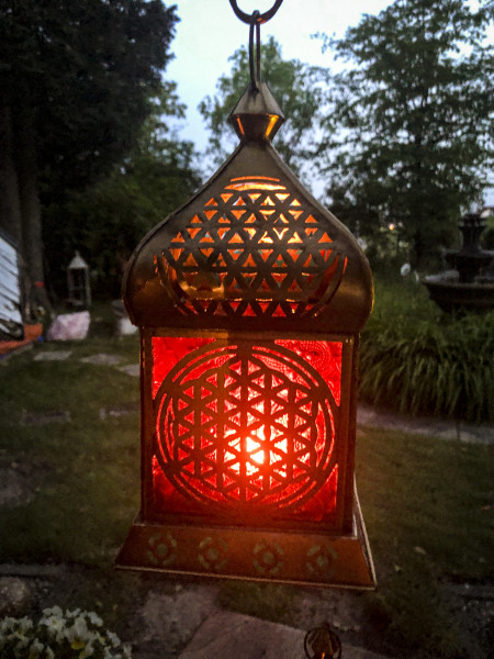 Orientalisches Licht "Blume des Lebens"
