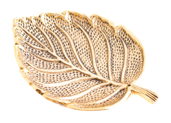 Stäbchenhalter Blatt, Bronze