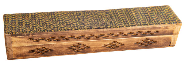 Fantasy Räucherbox Blume des Lebens
