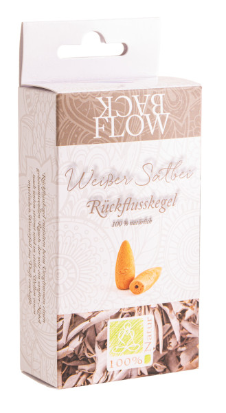 Backflow Kegel Weißer Salbei