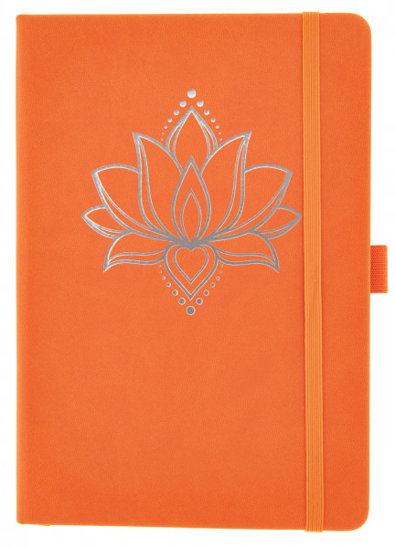 Yoga Schreibbuch orange