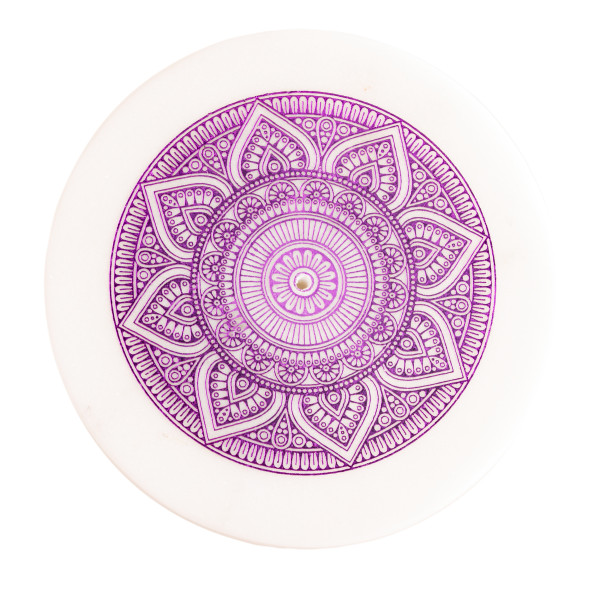 Marmorhalter Blütenmandala
