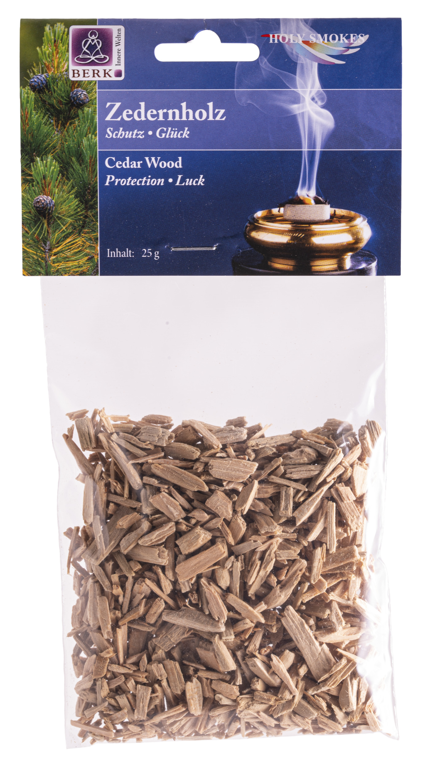 Zedernholz 25 g | Duftende Hölzer, Kräuter & Blüten | Räucherwerk