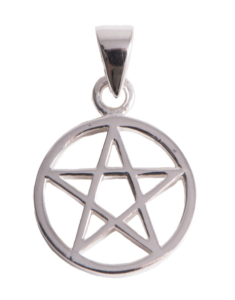 Pentagramm mit Rand Anhänger*Sale**