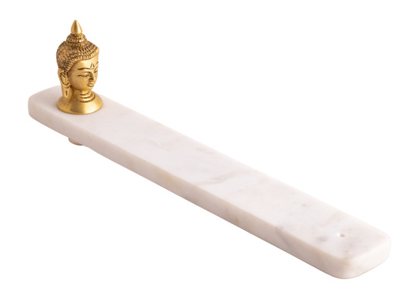 Marmorhalter Buddha