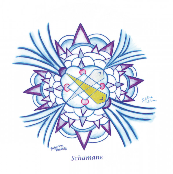 Schamane - Mandala 11,5 cm